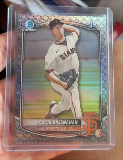 2025 Bowman Chrome #BCP-53 Jacob Bresnahan — front
