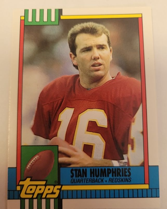 1990 Topps Traded #71T Stan Humphries — front