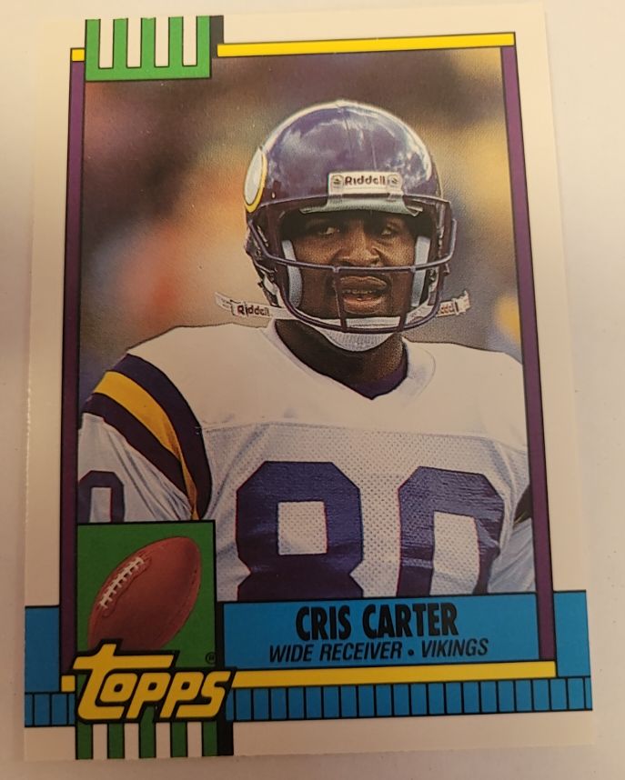 1990 Topps Traded #19T Cris Carter — front