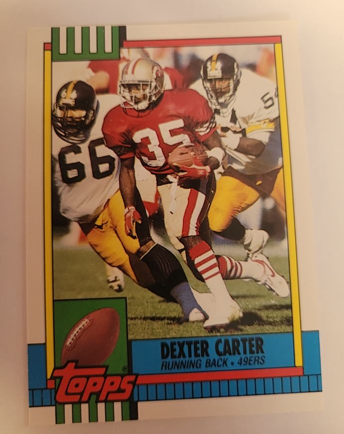 1990 Topps Traded #33T Dexter Carter — front