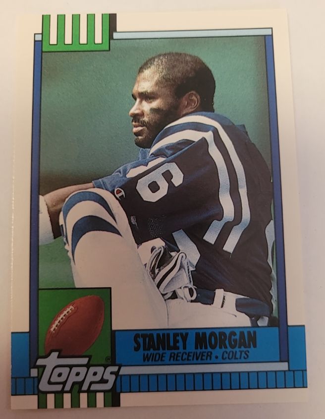1990 Topps Traded #9T Stanley Morgan Indianapolis Colts — front