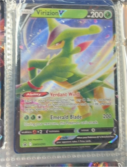 2022 Pokémon TCG Virizion V SWSH295 Sword & Shield Promo — front