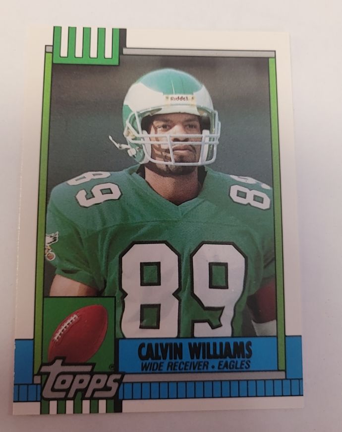 1990 Topps Traded #105T Calvin Williams — front