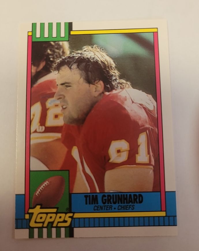 1990 Topps Traded #103T Tim Grunhard — front