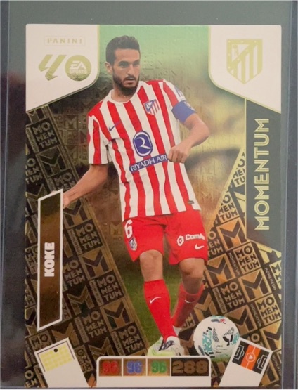 2022 Panini UEFA Merlin #1 Koke — front