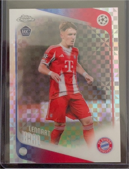 2025-26 Topps Chrome UEFA #187 Lennart Karl — front