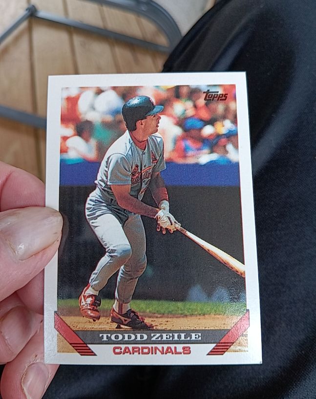 1993 Topps #428 Todd Zeile — front