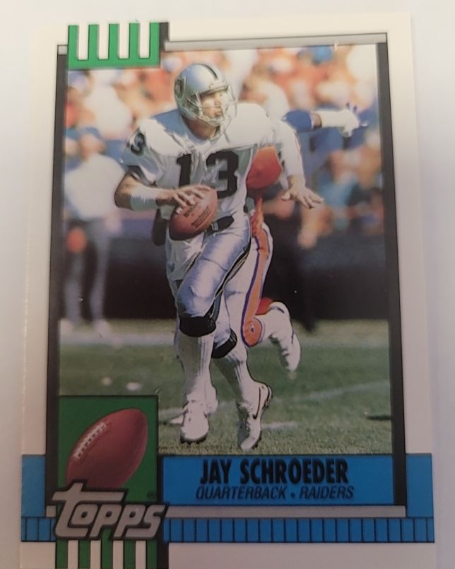 1990 Topps Traded #66T Jay Schroeder — front