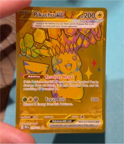 2016 Pokémon TCG Prismatic Evolutions #179 Pikachu ex — front
