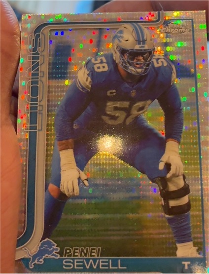 2025 Topps Chrome #99 Penei Sewell — front