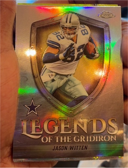 2025 Topps Chrome #LOG-31 Jason Witten Legends of the Gridiron Refractor — front