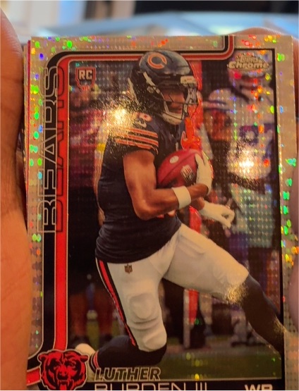 2025 Topps Chrome Football #334 Luther Burden III — front