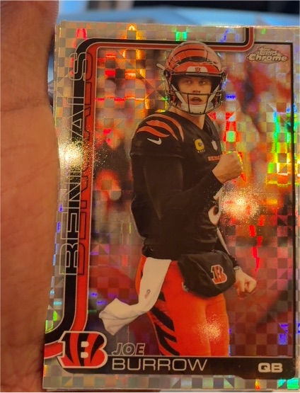 2025 Topps Chrome #61 Joe Burrow — front