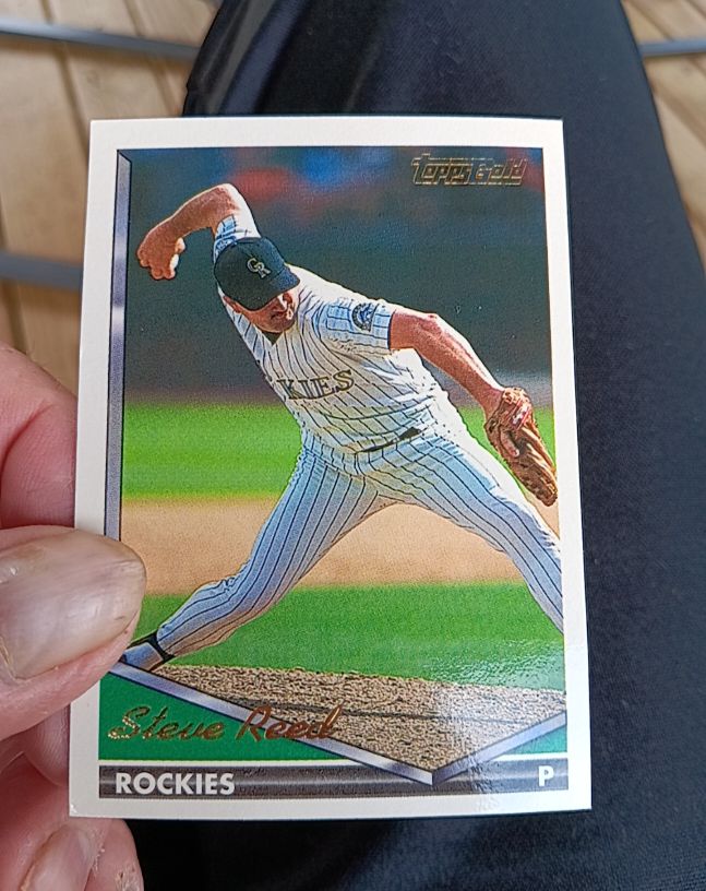 1994 Topps #627 Steve Reed Colorado Rockies — front