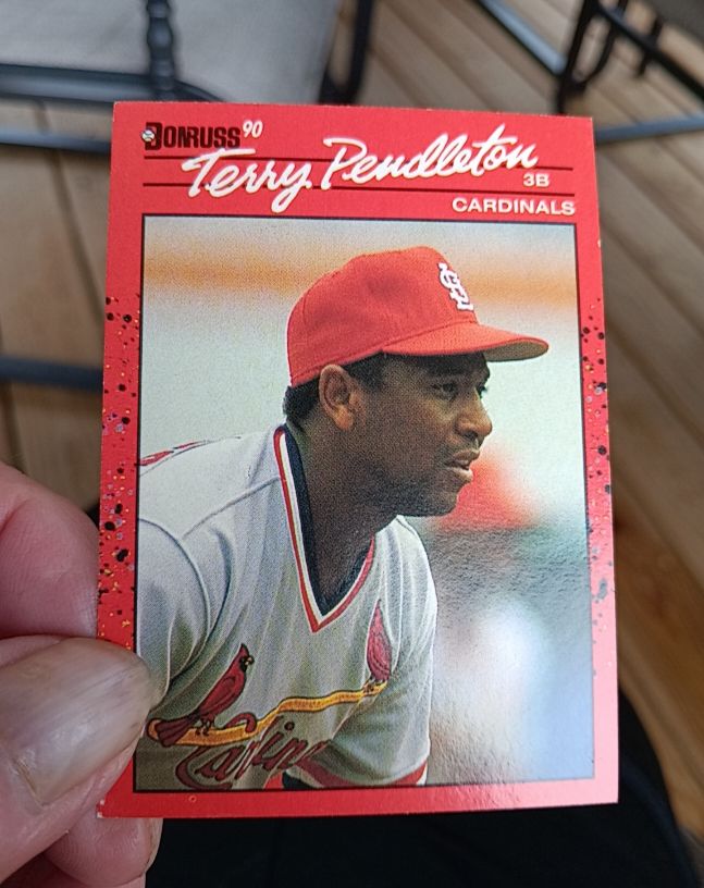 1990 Donruss #299 Terry Pendleton — front