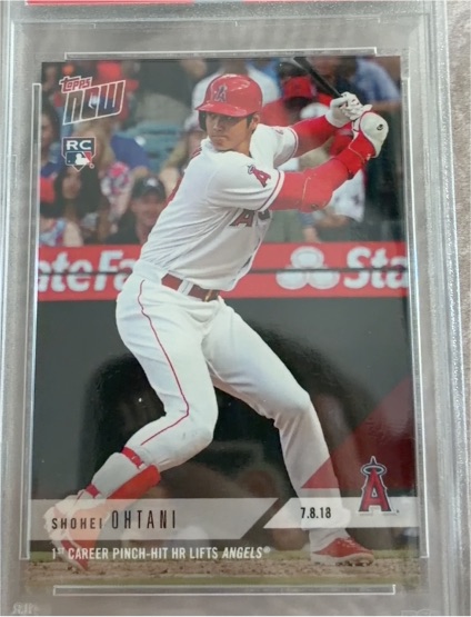 2018 Topps Now #42 Shohei Ohtani — front