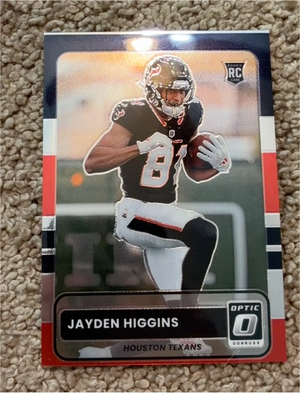 2025 Panini Donruss Optic 2015 Retro #13 Jayden Higgins — front
