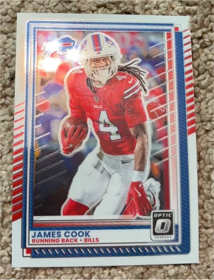 2025 Panini Donruss Optic #138 James Cook — front