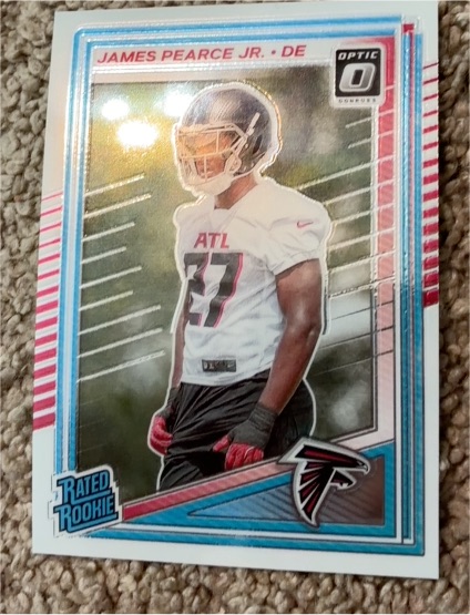 2025 Panini Donruss Optic #240 James Pearce Jr. — front