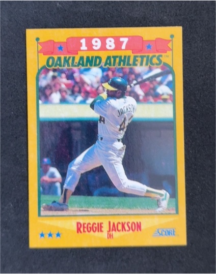 1988 Score #504 Reggie Jackson — front