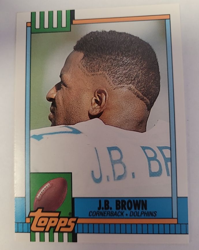 1990 Topps Traded #81T J.B. Brown — front