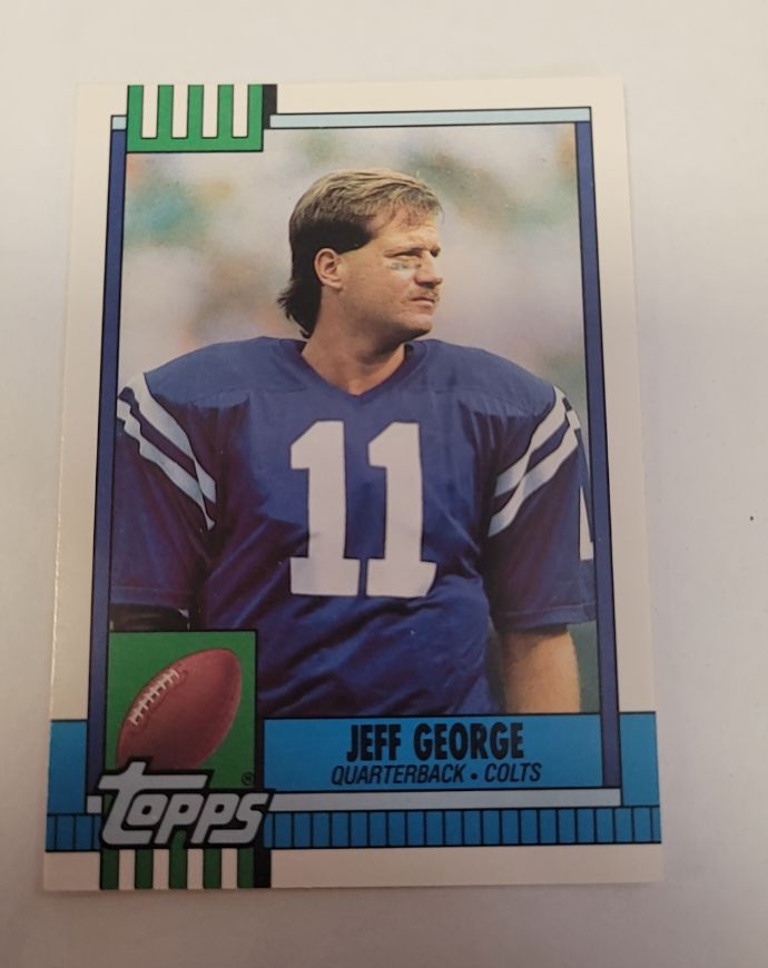 1990 Topps Traded #41T Jeff George — front