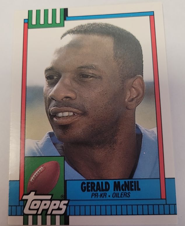 1990 Topps Traded #1T Gerald McNeil — front