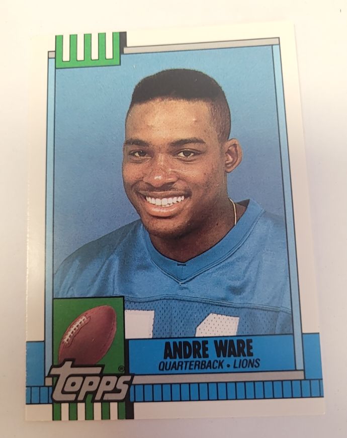 1990 Topps Traded #26T Andre Ware — front