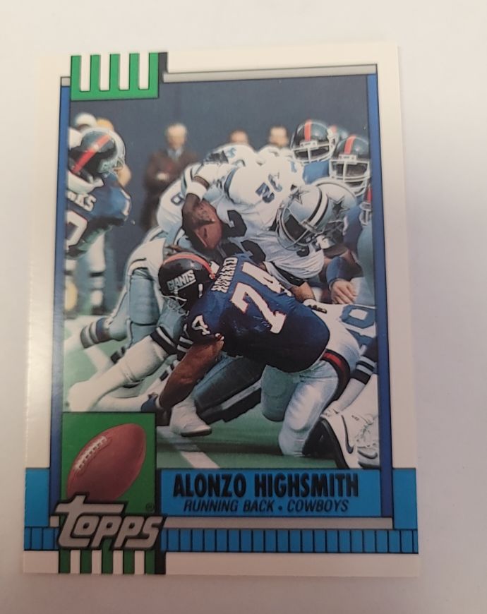 1990 Topps Traded #7T Alonzo Highsmith — front