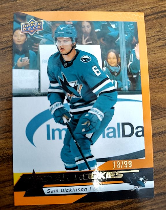 2025-26 Upper Deck Star Rookies #14 Sam Dickinson — front