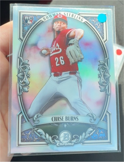2026 Bowman Chrome Sterling #BST-10 Chase Burns — front