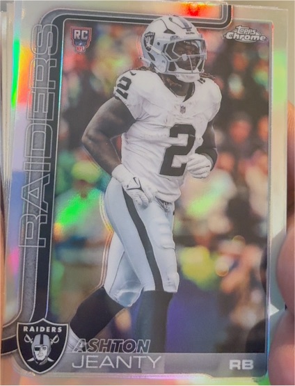 2025 Topps Chrome #322 Ashton Jeanty — front