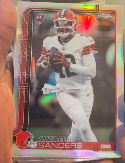 2025 Topps Chrome #315 Shedeur Sanders — front