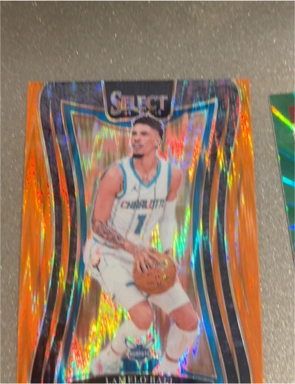 2024-25 Panini Select #316 LaMelo Ball Orange Mezzanine Prizm — front