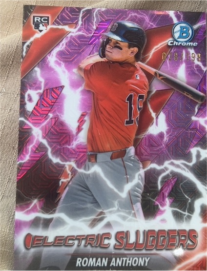 2026 Bowman Chrome #ES-16 Roman Anthony Electric Sluggers — front