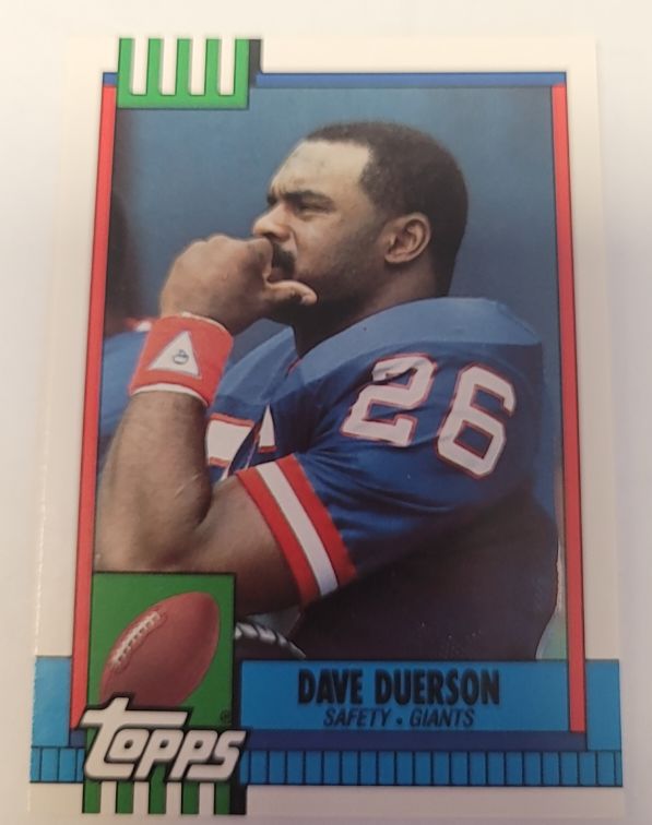 1990 Topps Traded #61T Dave Duerson — front