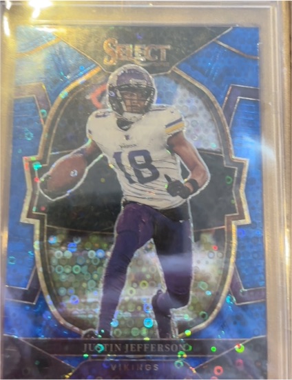 2020 Panini Select #61 Justin Jefferson — front