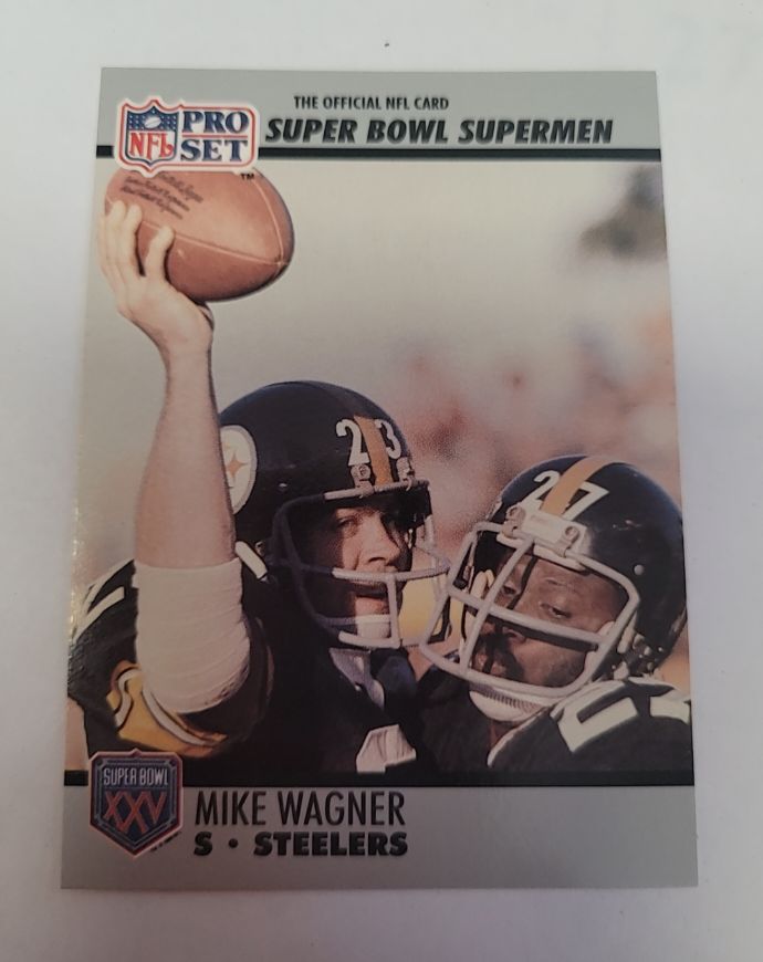 1990 Pro Set #114 Mike Wagner — front