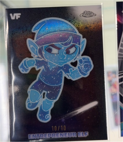 2026 Topps Chrome VeeFriends #10/10 Entrepreneur Elf — front