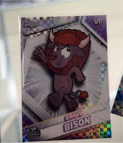 2026 Topps Chrome VeeFriends #37 Brave Bison — front