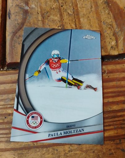 2026 Topps Chrome U.S. Winter Olympics #169 Paula Moltzan — front