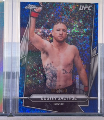 2026 Topps Chrome UFC #39 Justin Gaethje — front