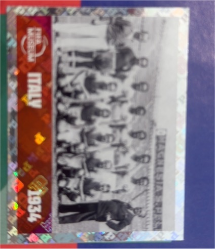 2026 Panini FIFA World Cup #FWC9 Italy 1934 — front