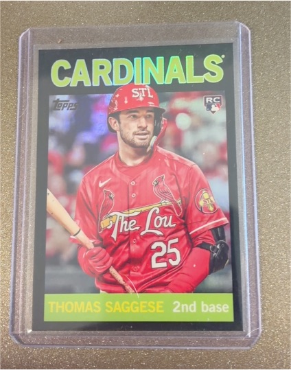 2025 Topps Archives #61 Thomas Saggese — front