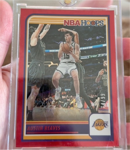 2023-24 Panini NBA Hoops #41 Austin Reaves — front