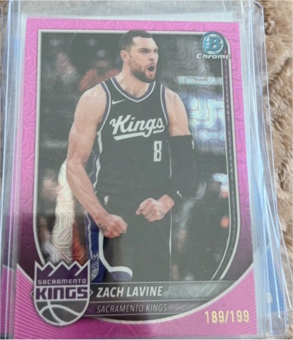 2025 Topps Bowman Chrome #BCV-128 Zach LaVine — front