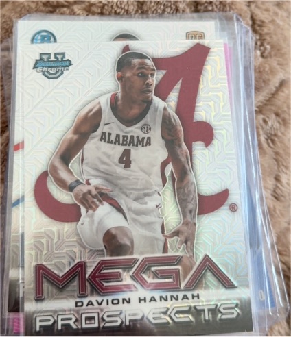 2025 Bowman Chrome Mega Prospects #MP-21 Davion Hannah — front