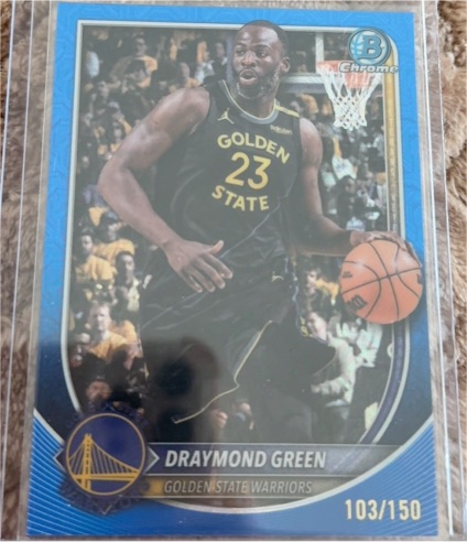 2025 Bowman Chrome #BCV-117 Draymond Green — front