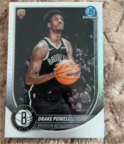 2025-26 Bowman Chrome #272 Drake Powell — front