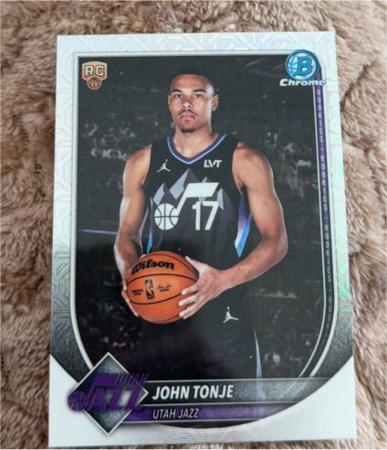 2025 Bowman Chrome #BCV-49 John Tonje — front